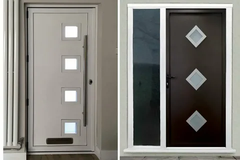 تفصيل أبواب حمامات المنيوم